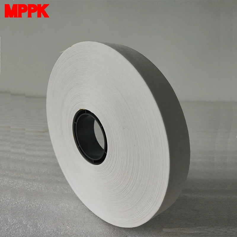 Heat Sealing 20mm Paper Packing Tape Roll for money currency cash book