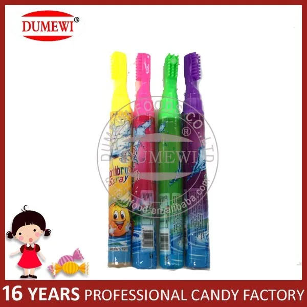 Фруктовый Вкус Зубная Щетка Формы Распыляйте Жидкости Конфеты