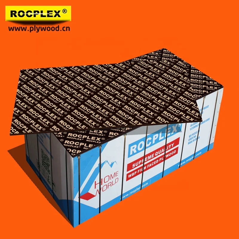 best price poplar 9mm rocplex film faced plywood for construction
