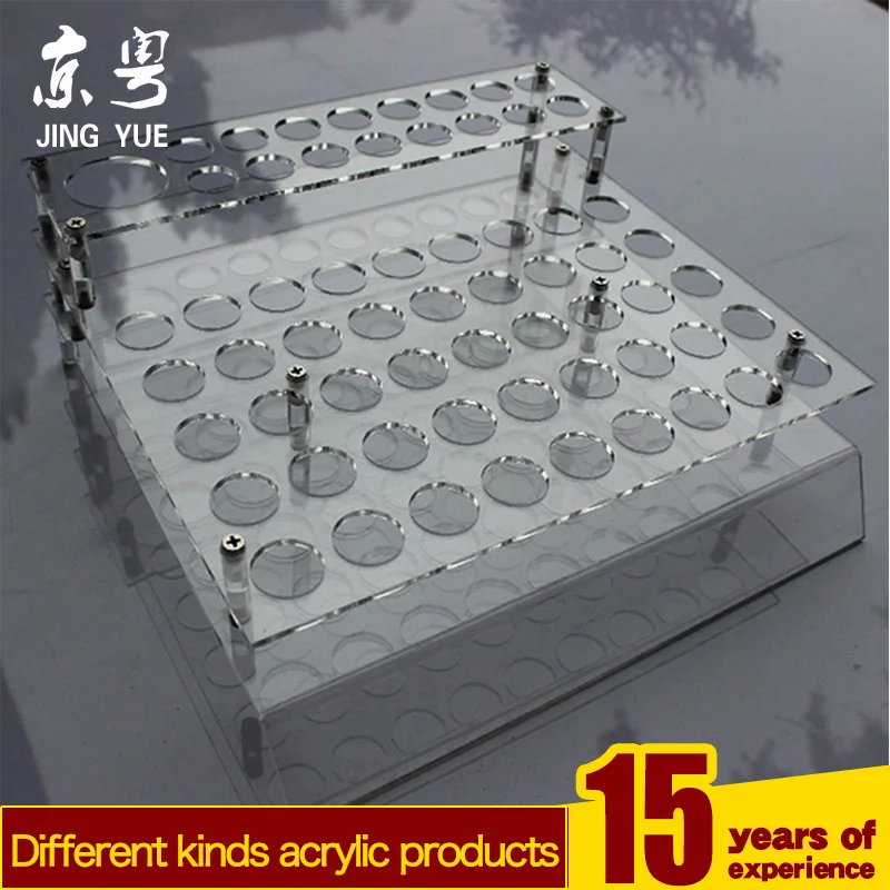 2020 custom clear 3 tiers cosmetic store shop pmma plexiglass acrylic lip gloss lipstick display stand holder lipgloss display