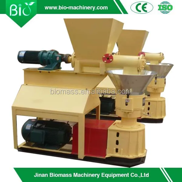 Poland best seller flat die pellet mill Rice bran wood pellet machine SKJ250,SKJ300