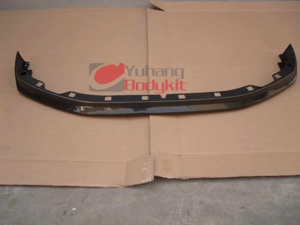 Car Bodykit CARBON FIBER FRONT BUMPER LIP SPLITTER VALANCE FOR CF 2008-2011 Skyline R35 GTR CBA ZELE-PERFORMANCE STYLE