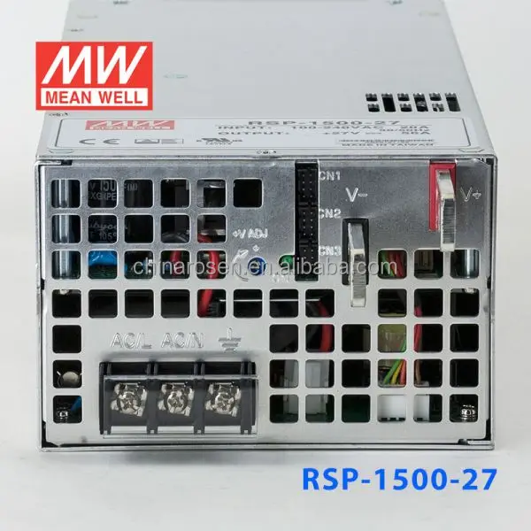 RSP-1500-27 FAN PFC Factory control automation RF 1500W 27V AC-DC SINGLE MEAN WELL parallel PV SWITCHING POWER SUPPLY