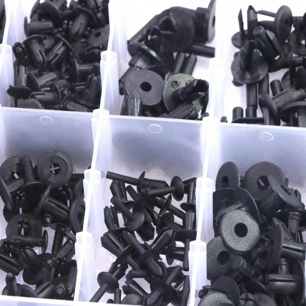 
350Pcs Assortment Push Pin Rivet Clips Most Popular Sizes Car Clips & Fasteners for Many Brand Vehicles 