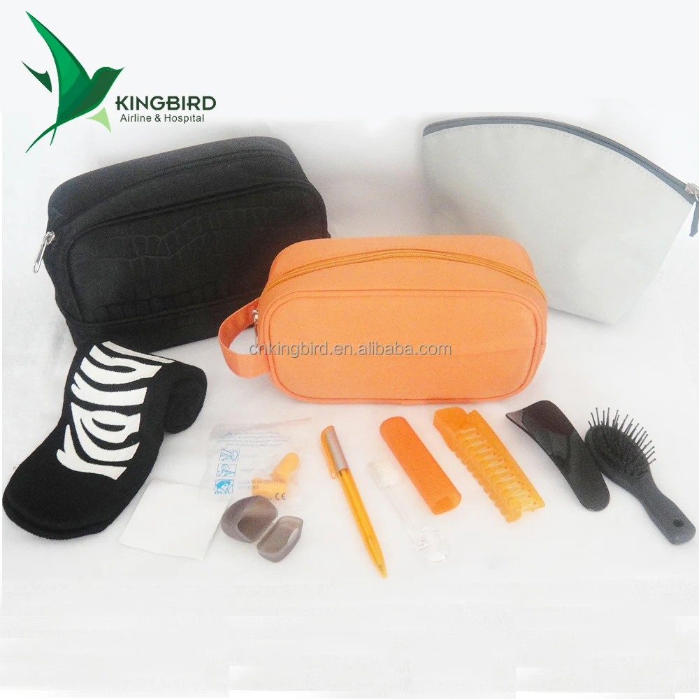 Pu Bag Portable Amenity Hospital Kit for Overnight