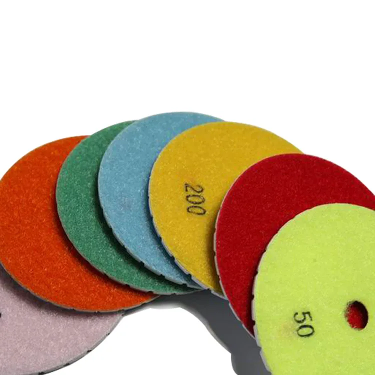 Wet Dry Concrete Floor Granite Marble Diamond Polishing Pads