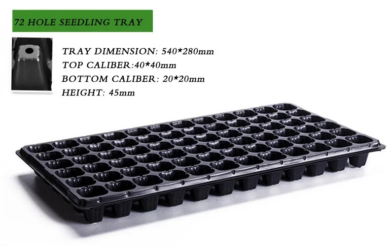 rice seedling tray vegetable plant seedlings trays seed germination incubator 32cells and 72 cells