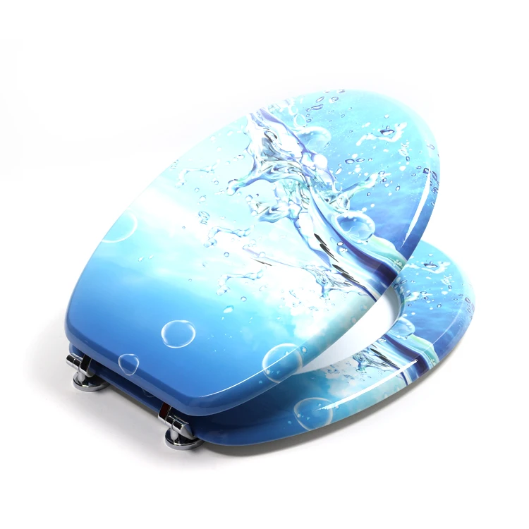 Bofan человека розовый сиденье для унитаза Нинбо блестящая Бабочка Дельфин морских раковин сиденье для унитаза