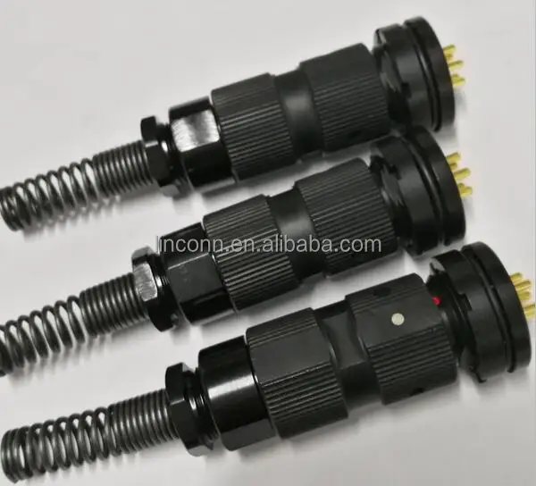 amphenol industrial conectores U-329 6pin audio military connector mates with U-283
