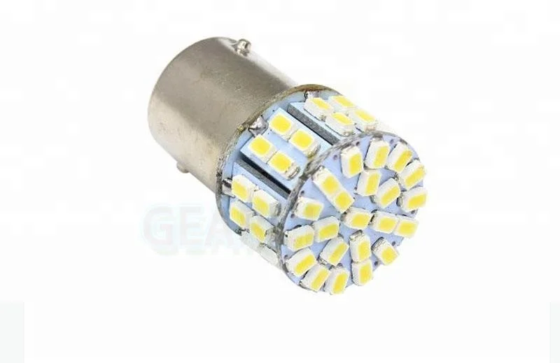 Автомобильный светодиод S25 P21/5W 1157 BAY15D BAU15S ba15s 50SMD 1206 LED 50SMD светодиод для поворотников/фонарей заднего хода Белый Красный DC 12V