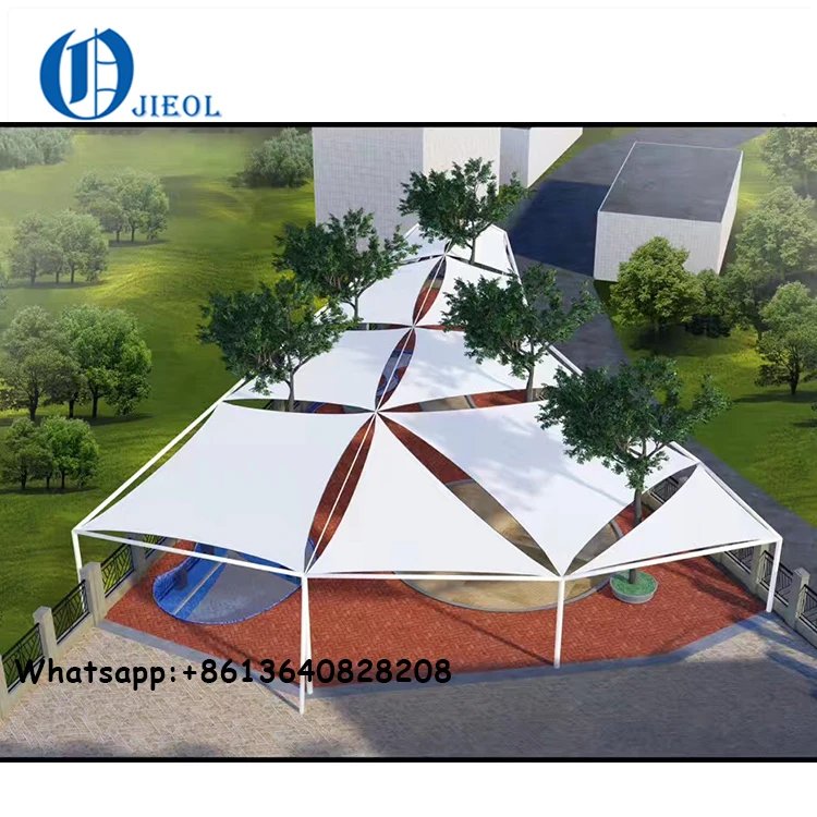 car roof shade  parking tensile membrane structure tent