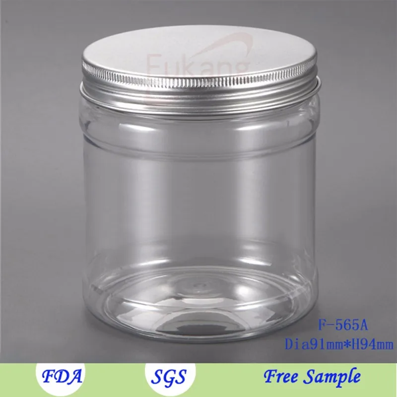 500ml Plastic Chocolate Candy Bottle Sweet Jar and Container Peanut Butter Jars