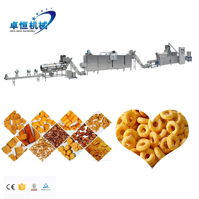 puffed rice making machine popcorn chips snack machinery