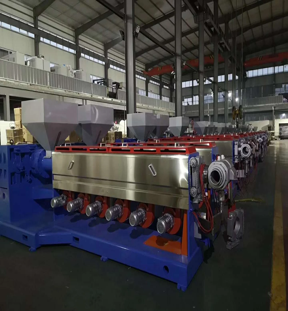 ПВХ PE пластиковый кабель экструдер машина производитель для силового кабеля