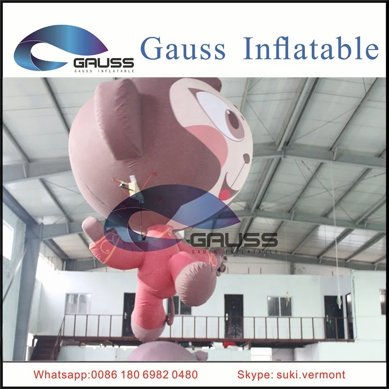 hot sale giant Inflatable remote control helium monkey balloon/inflatable advertising monkey cartoon