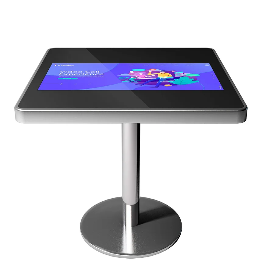 FHD 1080P LCD multi touch screen interactive smart bar coffee table modern 21.5 inch
