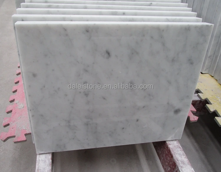 Italy Marble Bianco Carrara White Marble Tile Polished Marble Floor Wall Panel Tile