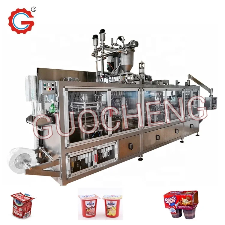 Dairy Milk Yogurt Processing Machines Automatic Filling Sealing Machines