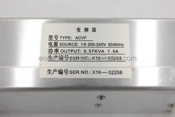 
0.37KVA Elevator Door Motor Inverter ACVF 