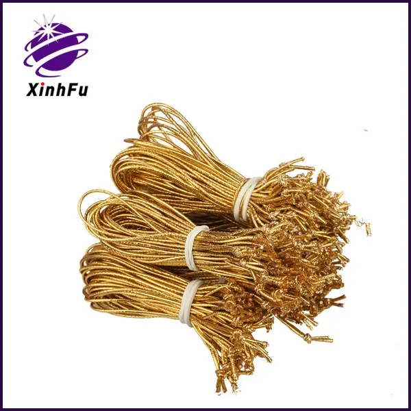 Custom Gold Thread Braided Elastic String for decoration