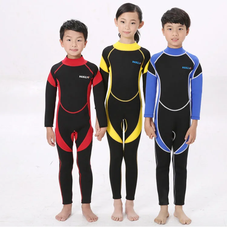 
Neoprene kids wetsuit for water sports 