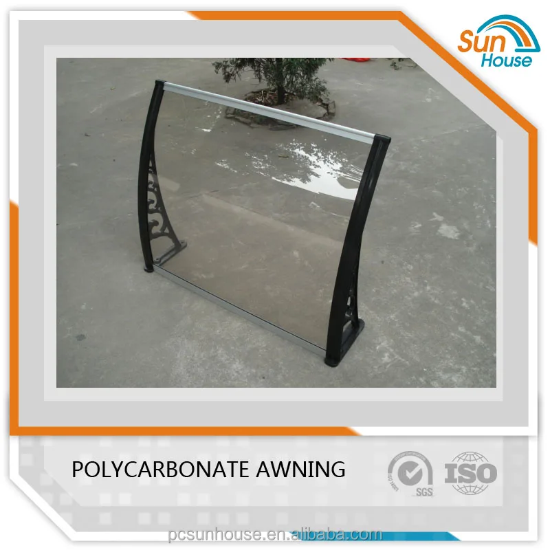 
polycarbonate canopy awning alloy plastic bracket manufacturer 