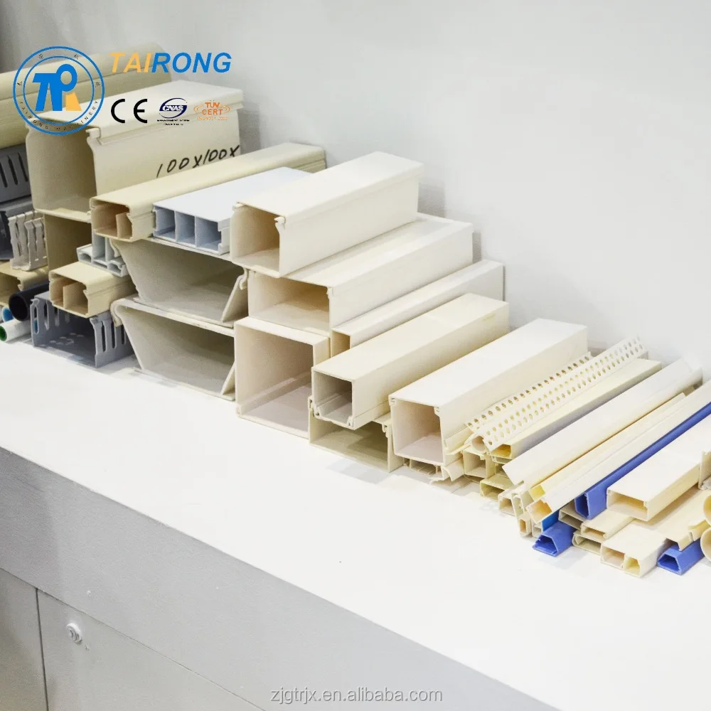 PVC Cable Trunking Extrusion Line / PVC Cable Duct Extrusion Machine