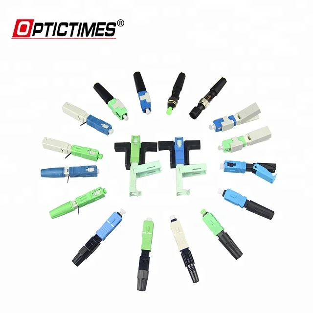 Quick Field Assembly FTTH Fiber Optic SC UPC Fast Connector