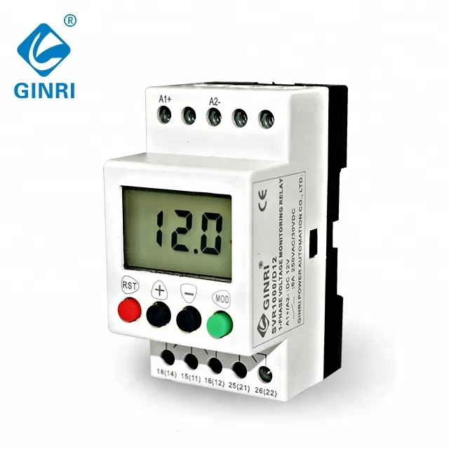 12 Volt DC Voltage Monitoring Relay SVR1000/D12 Voltage Detection Device