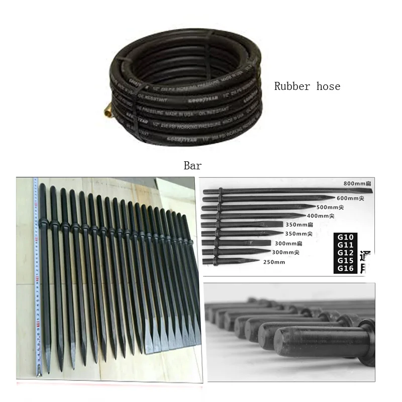 G20 air compressor matched pneumatic pick jackhammer for sale