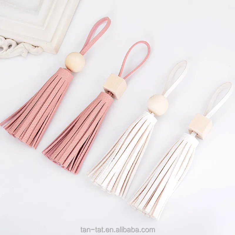 
Genuine Vachetta Leather Tassel Charm for Handbag Purse Deco Tassel 