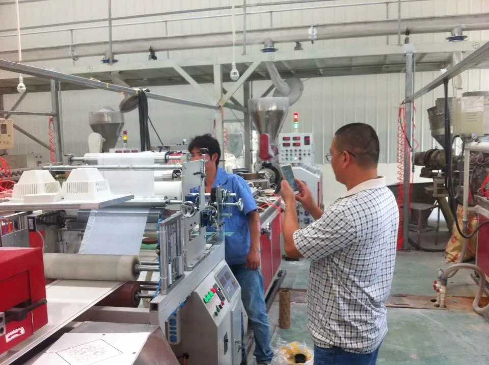 линия для производства ПВХ профиль панели sjsz65/132 конические двухшнековый экструдер