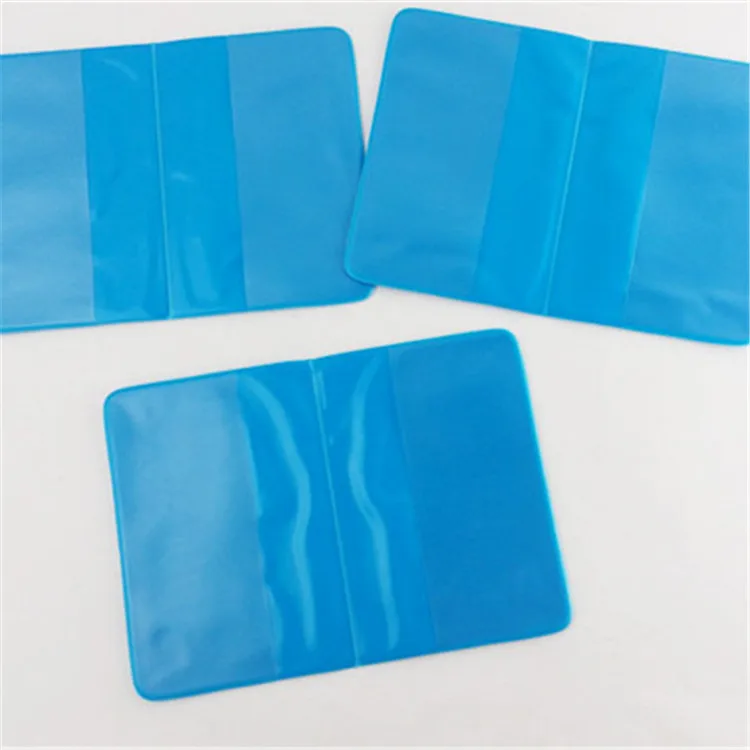 Custom logo plastic passport cover with good quality