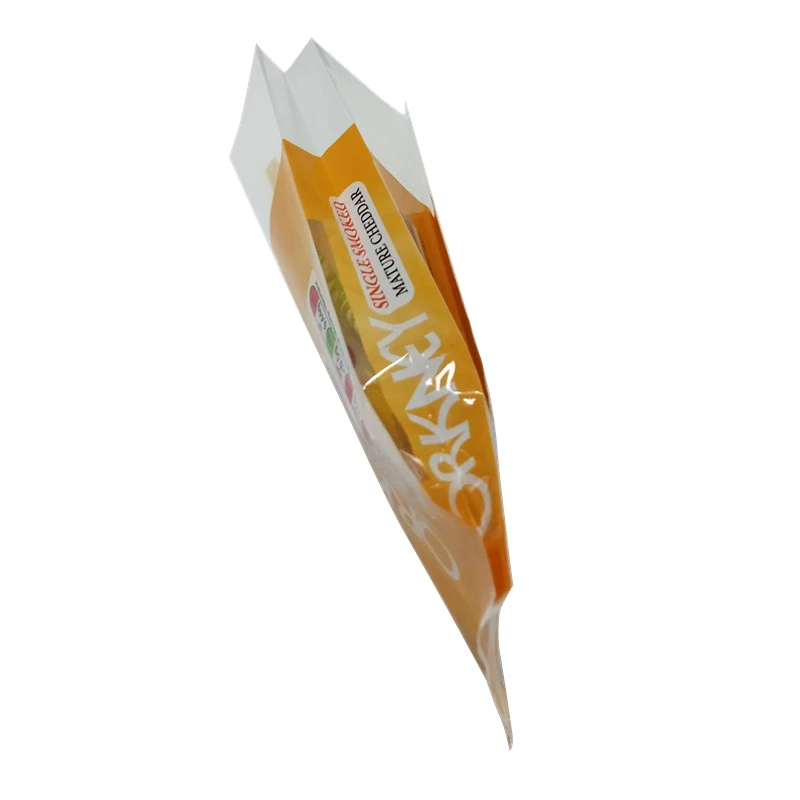 Hot sale food grade sterile organic airtight plastic popcorn snack bag packaging with back central seal