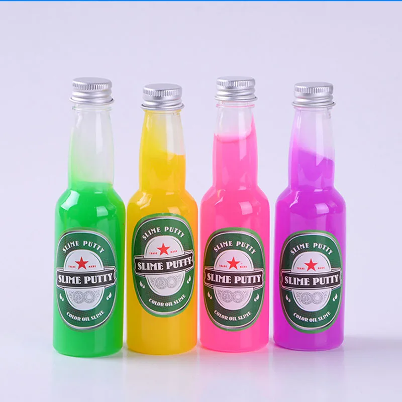 Manufacture China Newest toys for kids soft slime container Bubble diy toy Crystal slime