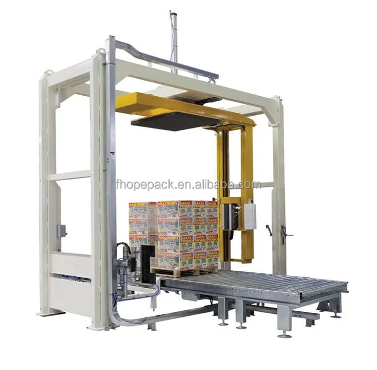
New automatic rotary arm stretch wrapping machine for pallet wrapping 