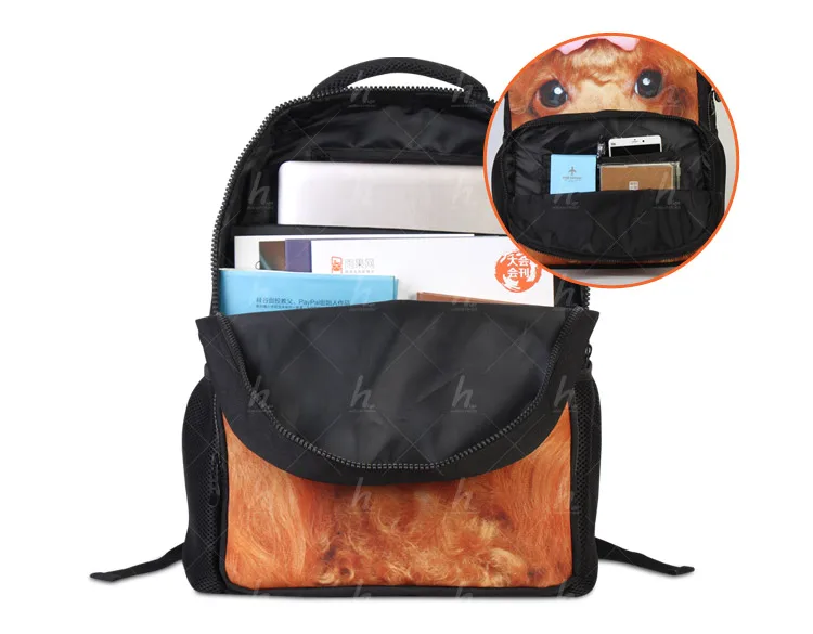 pattern laptop backpack