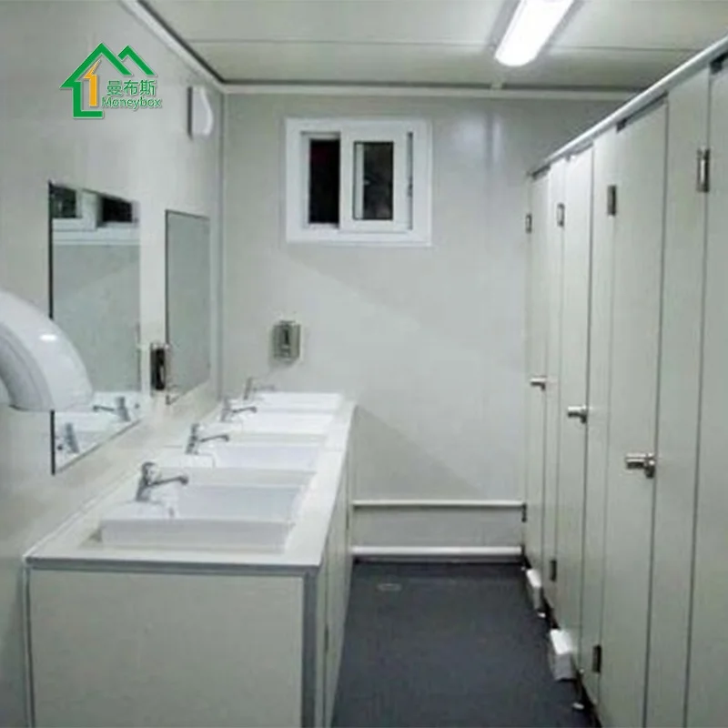 China manufacturer outdoor mobile modular prefab container luxury portable restroom