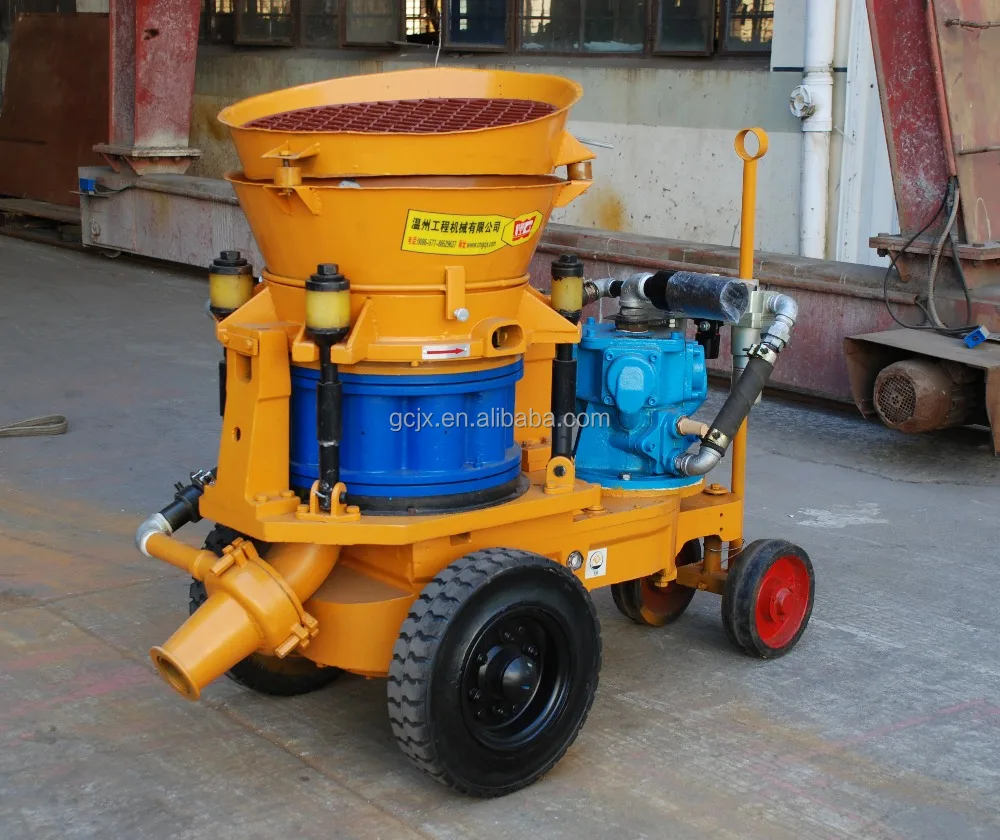 PZ-5A air motor dry shotcrete machine