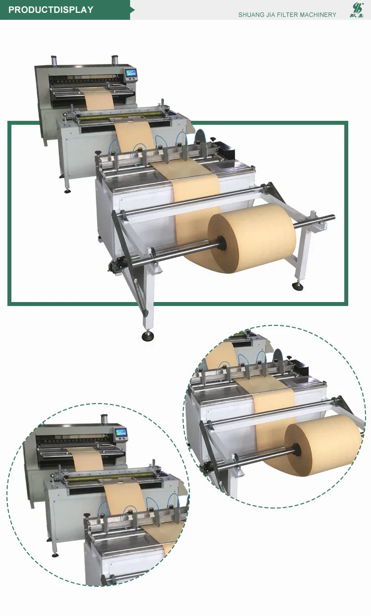1100  55mm type  Fully automatic filter knife pleating machine