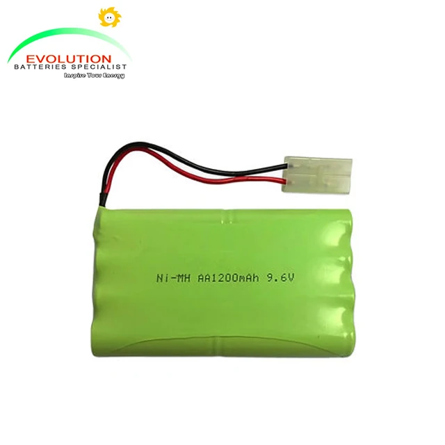 NiMH AA 1200mAh 9.6V Rechargeable Battery Pack Manufacturer with ISO9001,CE  certificates