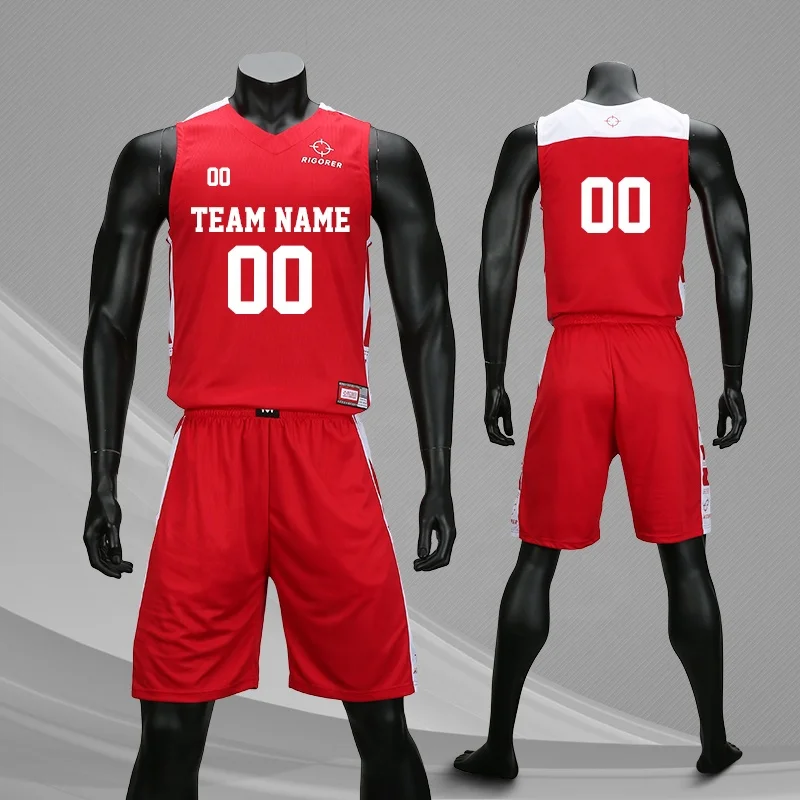 Rigorer sports jersey new model basketball school uniform design best selling items 2018