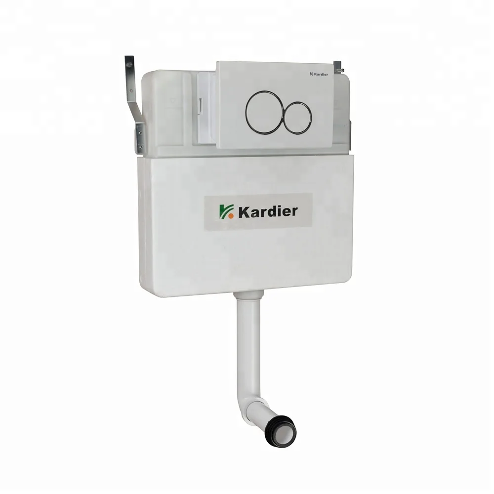 CE approval super slim bathroom concealed water cistern for back to wall toilet