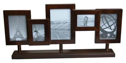 Custom shape rustic antique vintage wooden picture photo frame