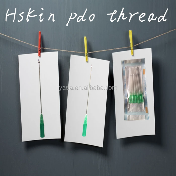 2018 Best selling thread lift barbed sutures yarn pdo