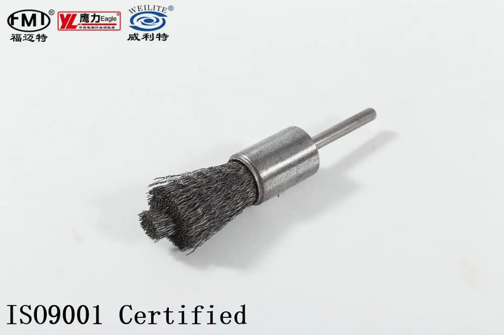 FMT customized  Deburring Polishing Ccleaning Industrial Carbon steel wire special shaped End Brush