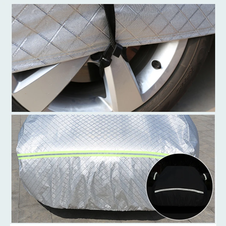 Jutien Small Wholesale Waterproof PEVA Polyester Extra Thick Oxford Cloth Car Covers For Rain Protection Against Rain And Sow