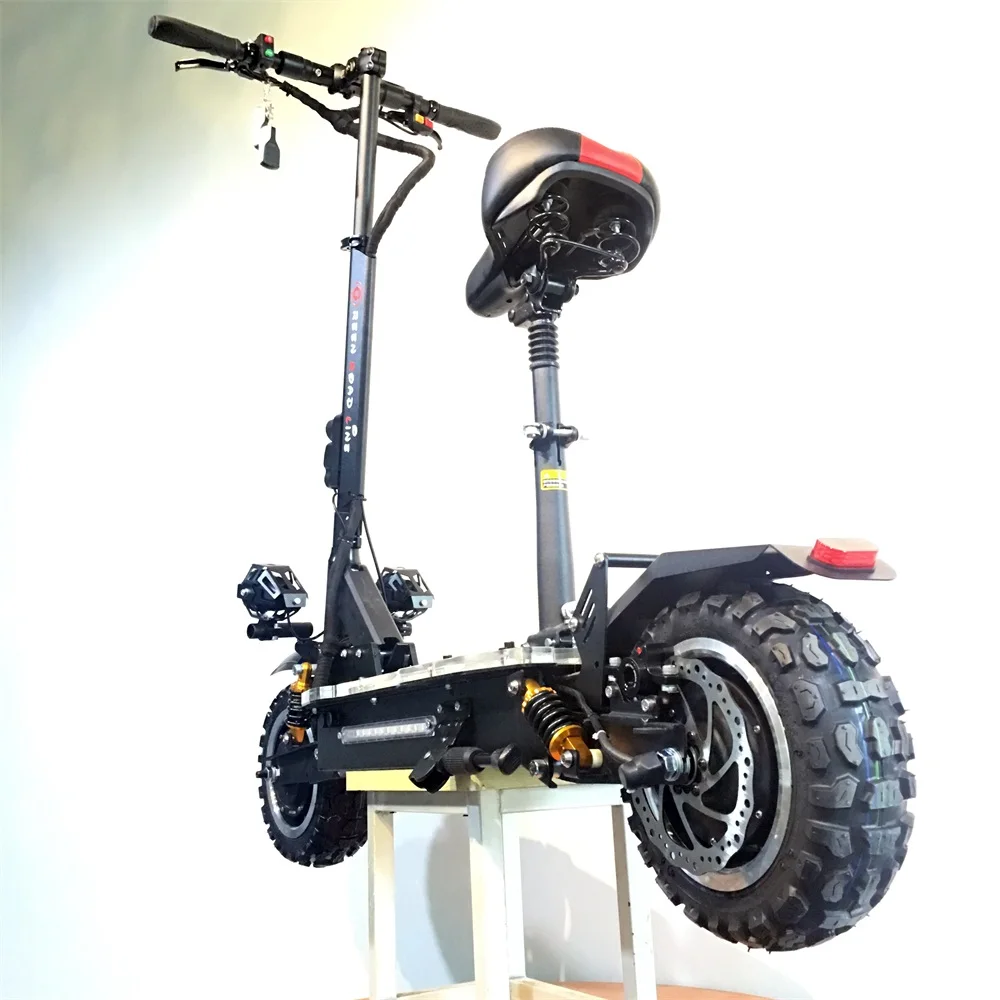 high quality top speed 80km/h electric scooter dual motor 3600W 60V with cross tires