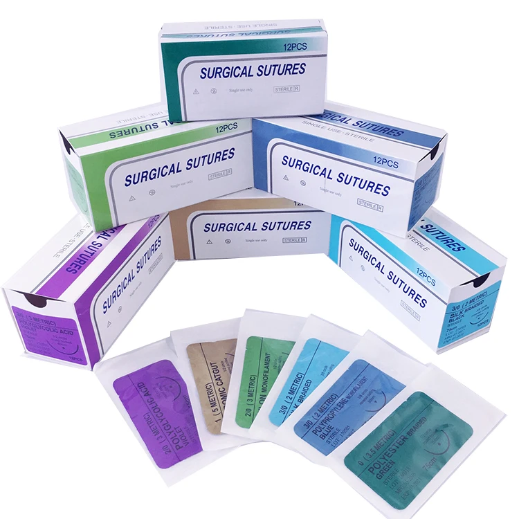Wholesale Sterile Disposable Surgical Non-absorbable Nylon Suture With Needle