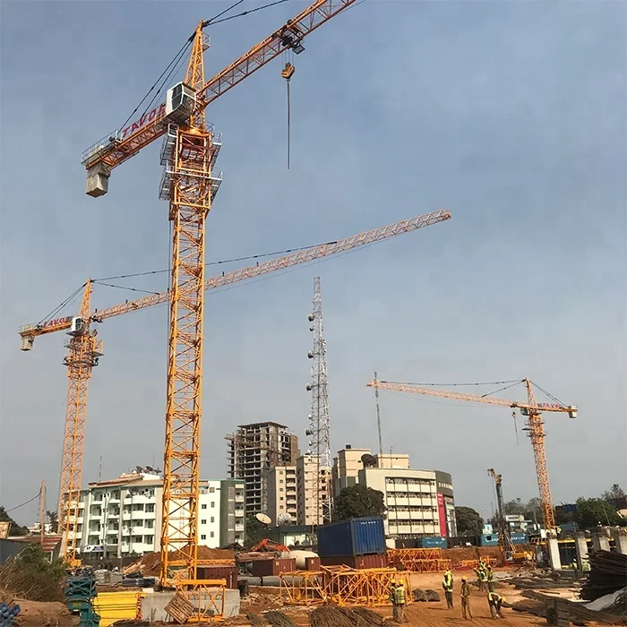Hot Sales Tc5010 Model Tower Crane with 50m Boom Length for Sales
